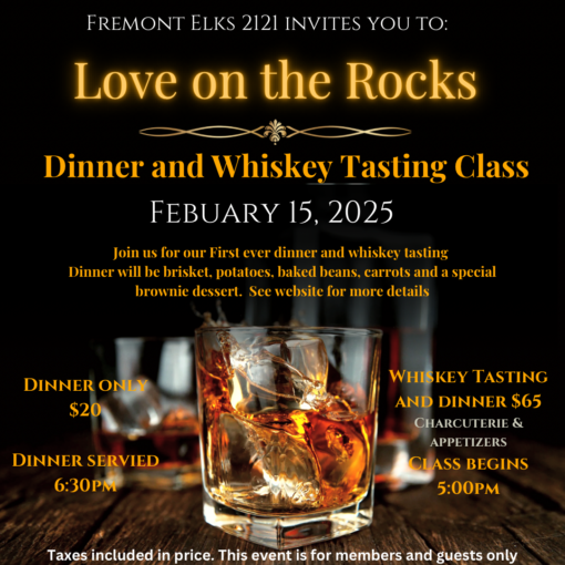 Love on the Rocks - Dinner Whiskey Tasting Class